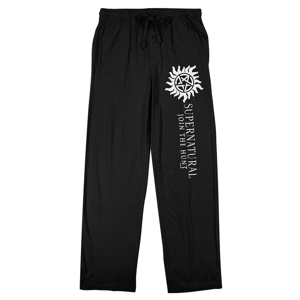 Men's Supernatural Title Logo Pajama Pants,  Product Image