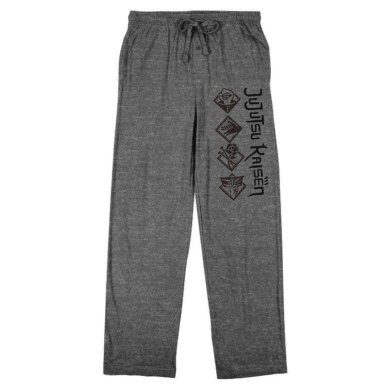 Men's Jujutsu Kaisen Symbols Sleep Pants, Size: XXL, Gray Product Image