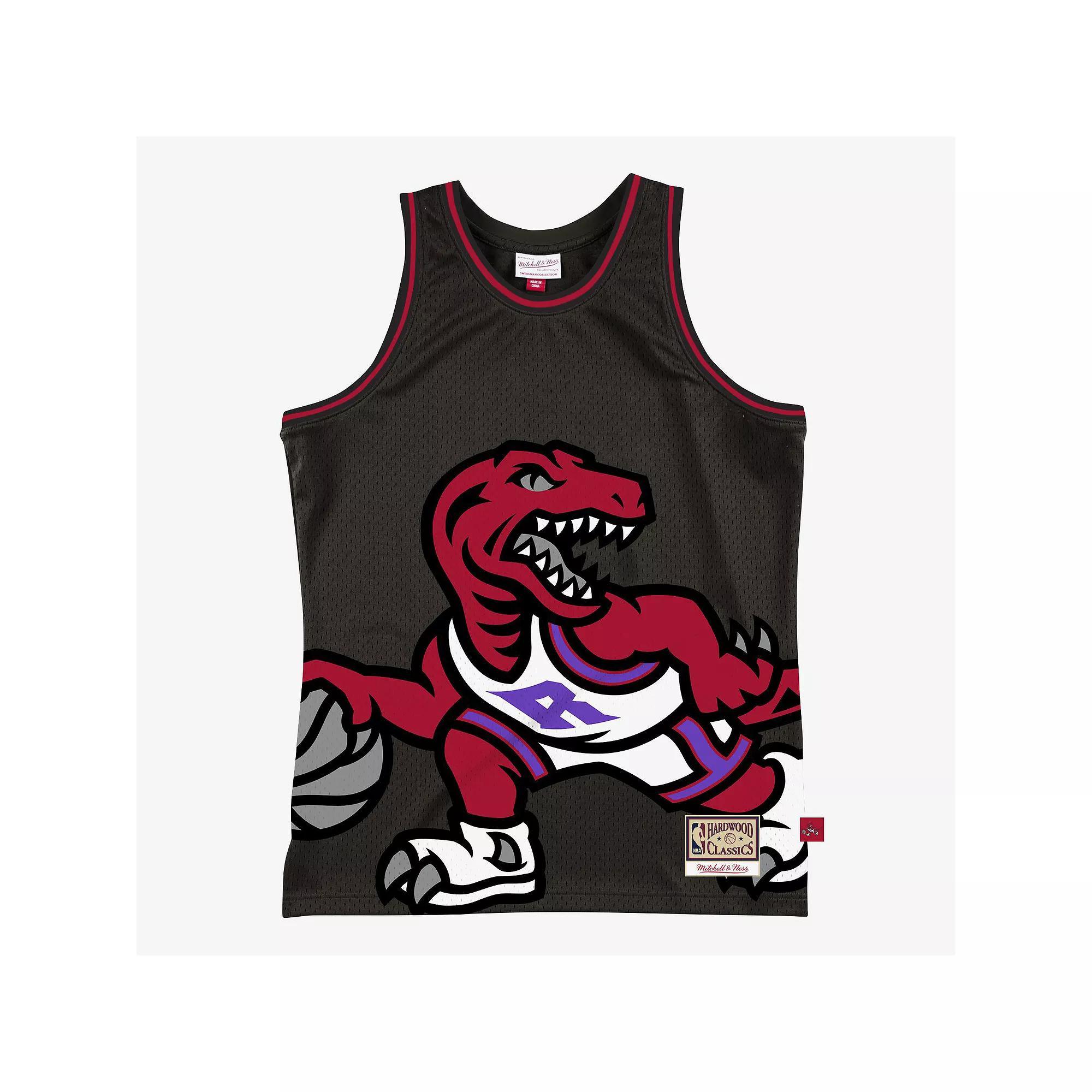 Men's Mitchell & Ness  Black Toronto Raptors Hardwood Classics Blown Out Fashion Jersey, Size: XL, Rpt Black Product Image