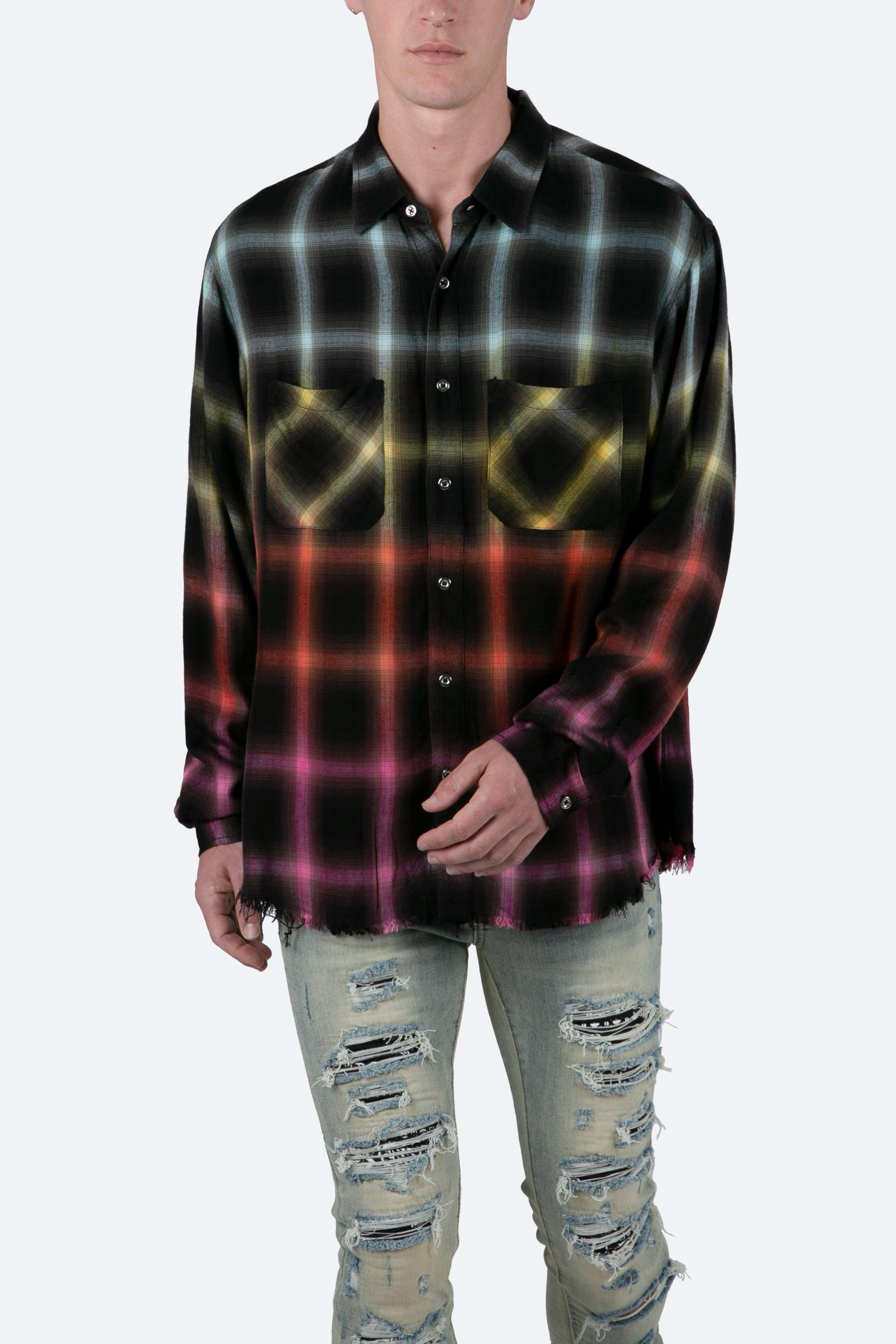 Ombre Flannel Shirt - Multi Product Image