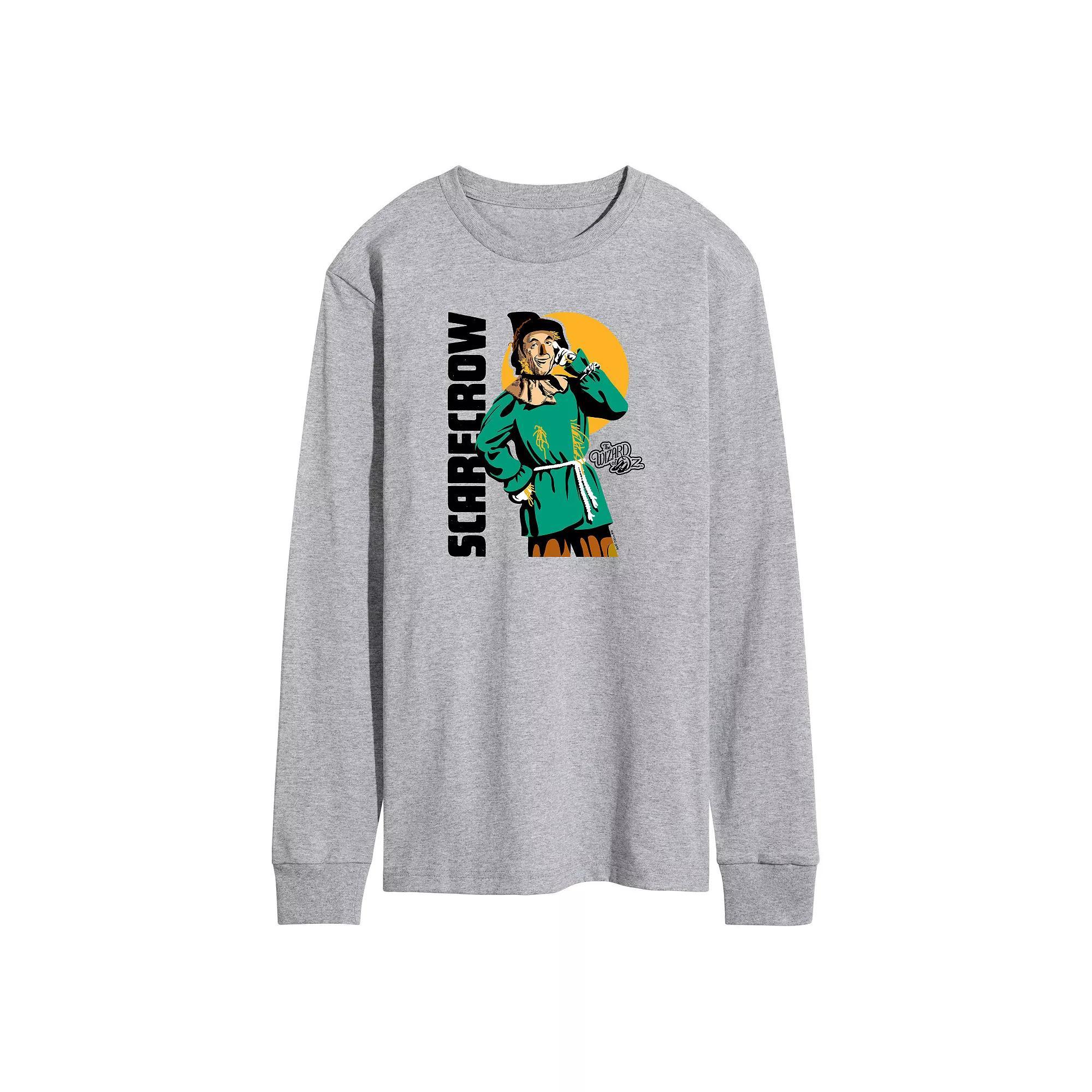Men's Wizard of Oz Scarecrow Long Sleeve Graphic Tee,  Product Image