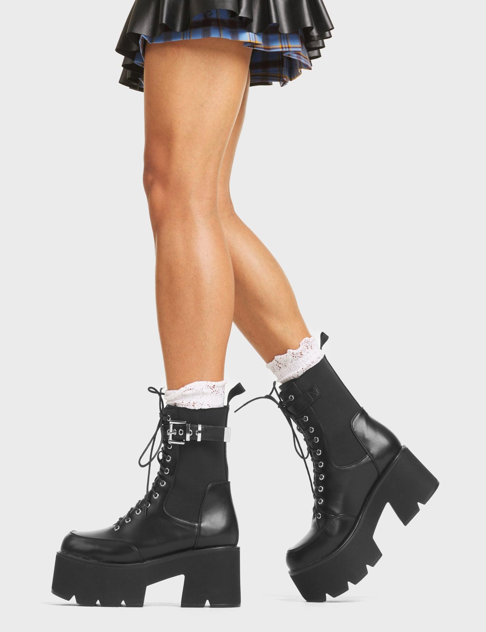 Rocket Chunky Platform Ankle Boots Product Image