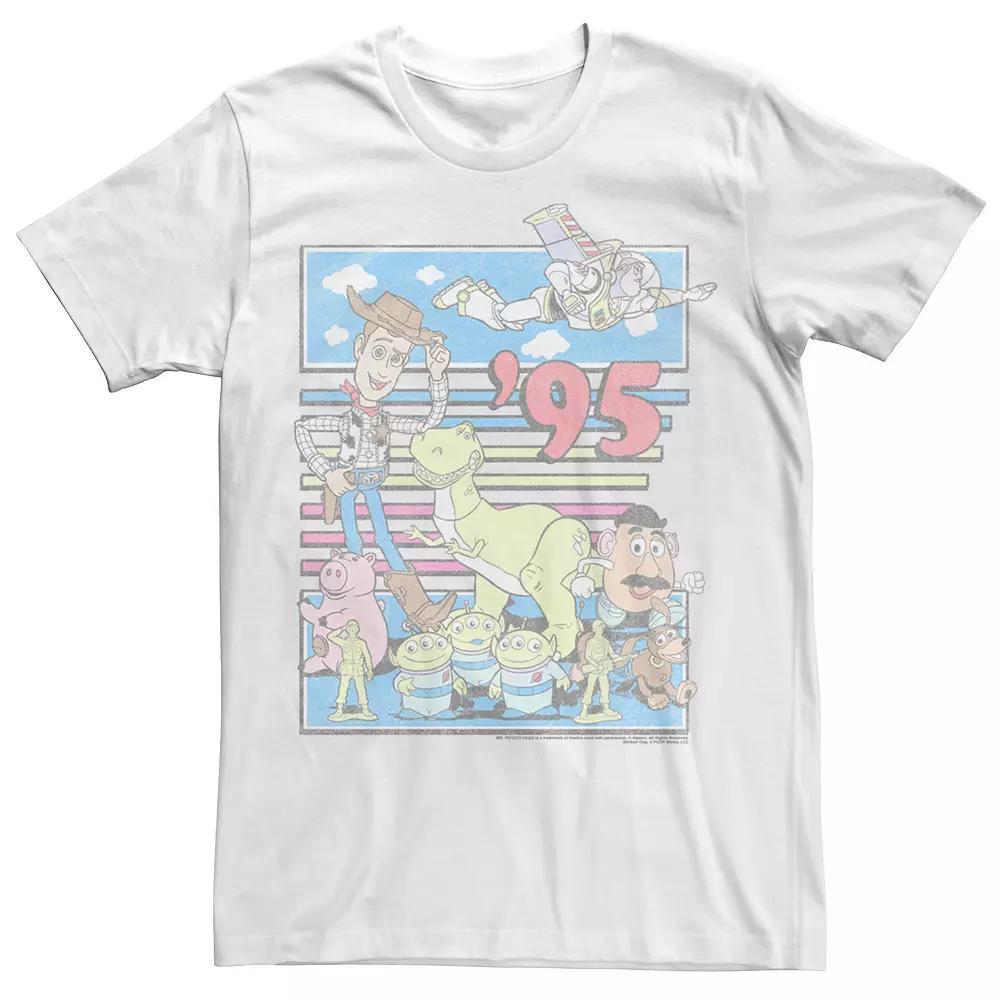 Disney / Pixar's Toy Story Men's 95 Retro Distressed Colorful Tee,  Product Image