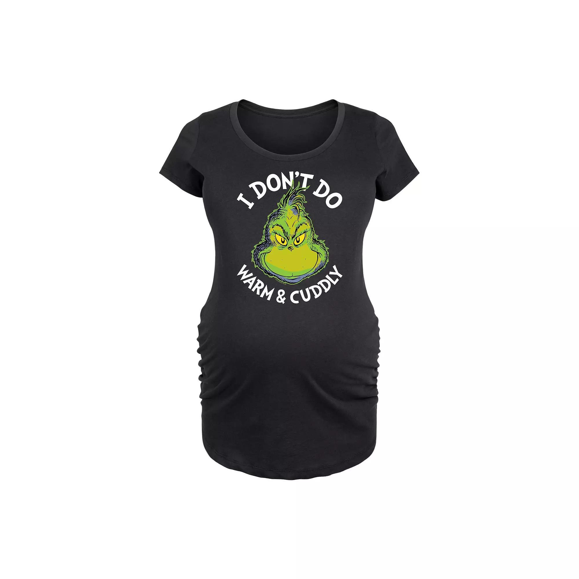 Maternity Believe With Santa Hat Graphic Tee, Women's,  Product Image