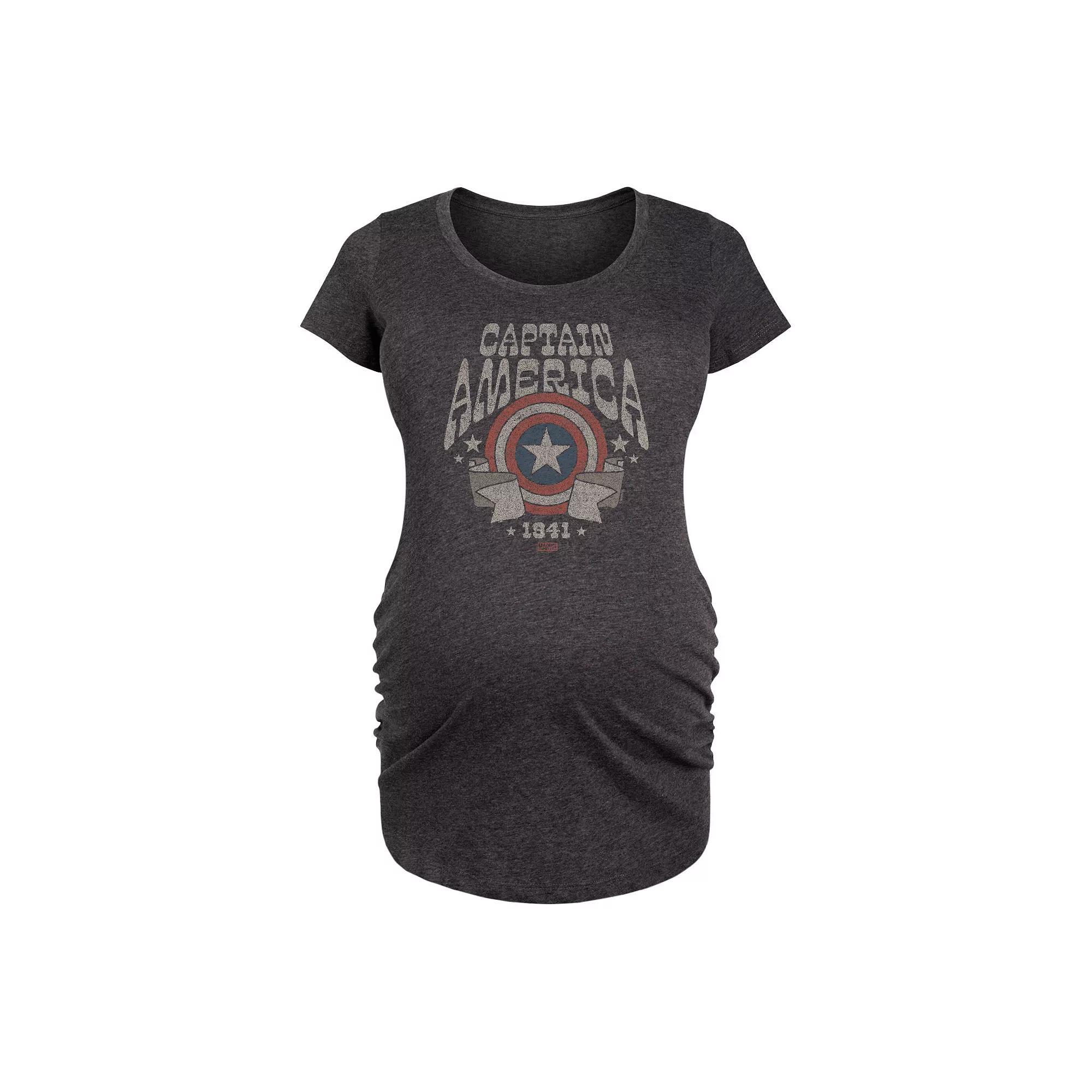 Disney's Minnie Mouse Maternity Americana Graphic Tee, Women's,  Product Image