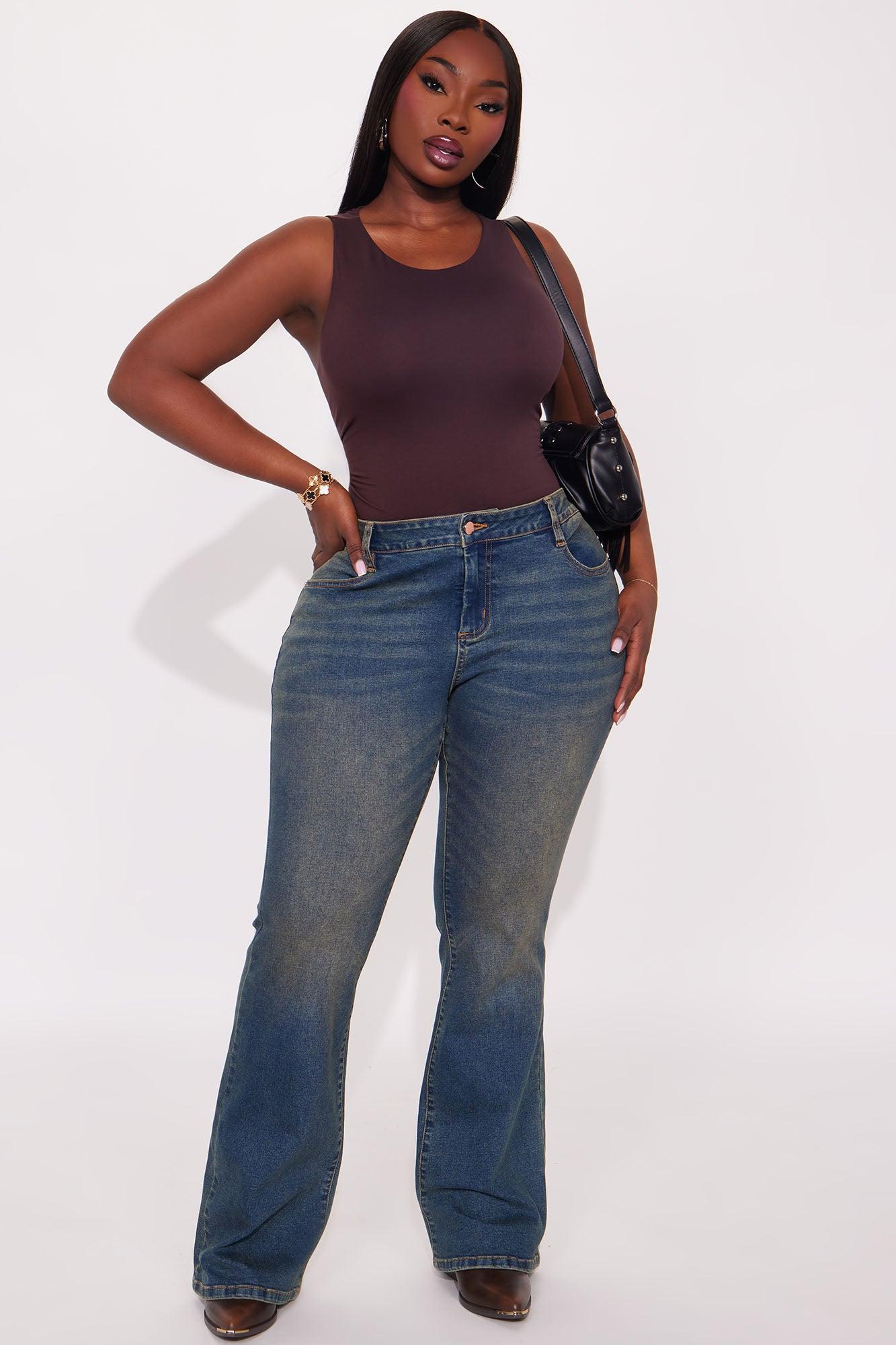 Aimee Double Lined Bodysuit - Chocolate Female Product Image