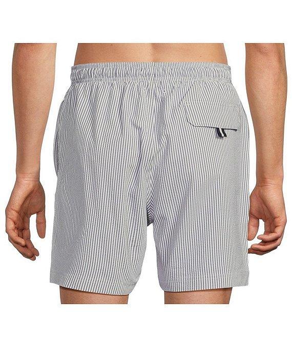 Cremieux Seersucker 6#double; Swim Trunks Product Image