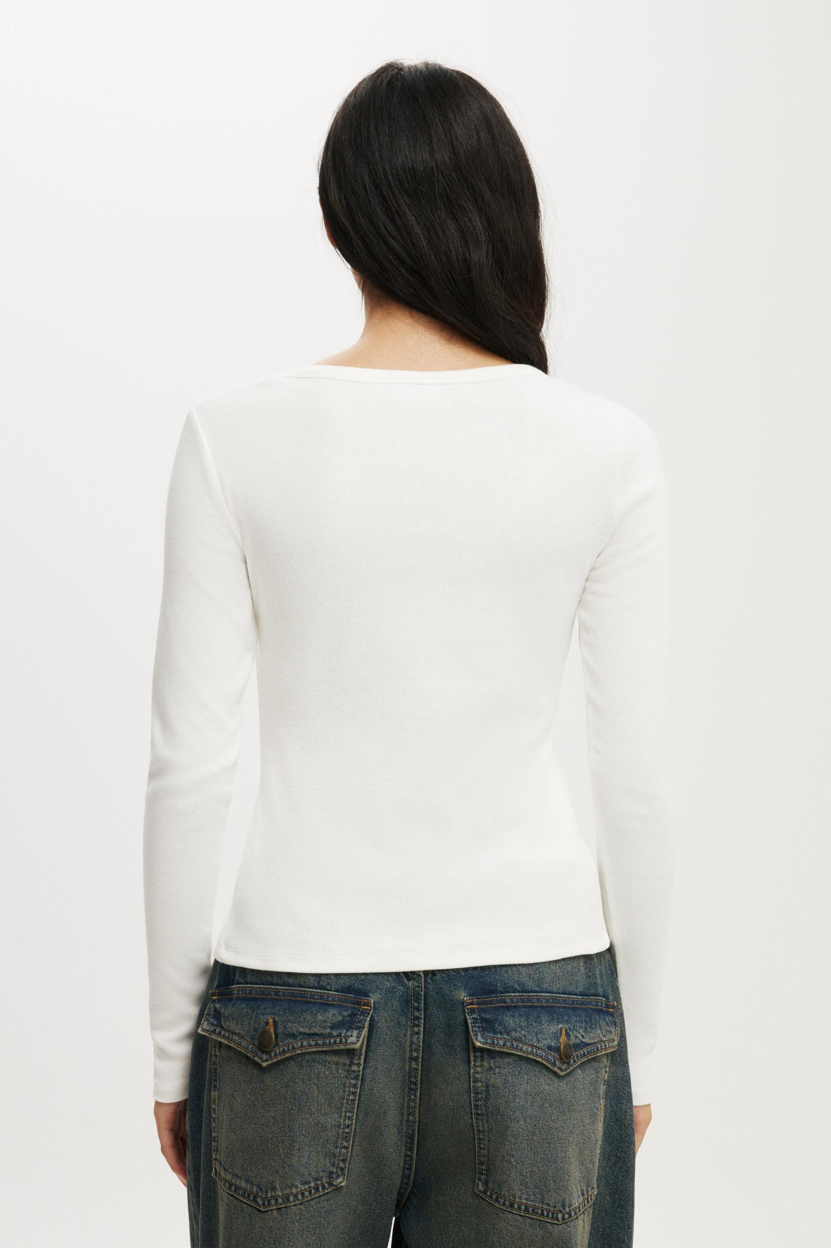 Lily Asymmetric Long Sleeve Top Product Image