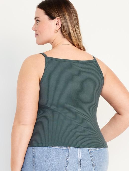 Rib-Knit Cami Tank Top Product Image