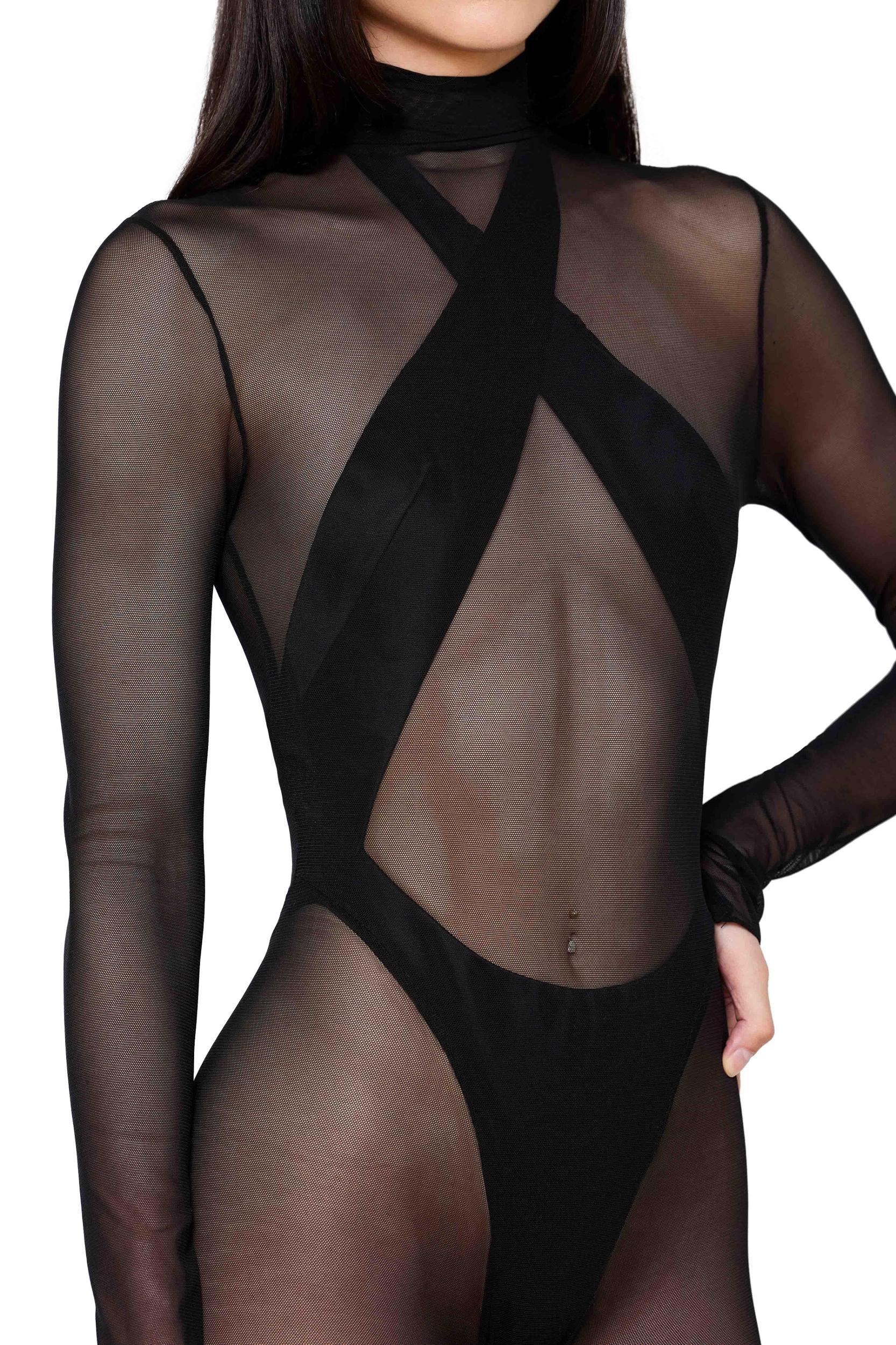 Sheer Mesh Jumpsuit Product Image