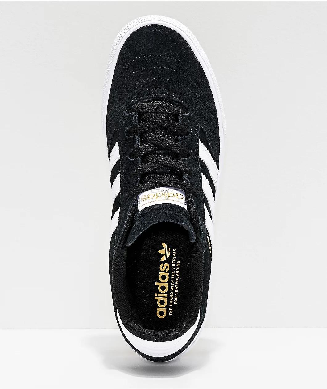 adidas Busenitz Vulc II Black, White & Gum Shoes Product Image