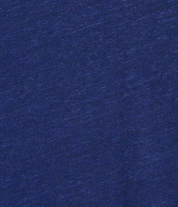 Eileen Fisher Organic Linen Jersey Scoop Neck Sleeveless Dress Product Image