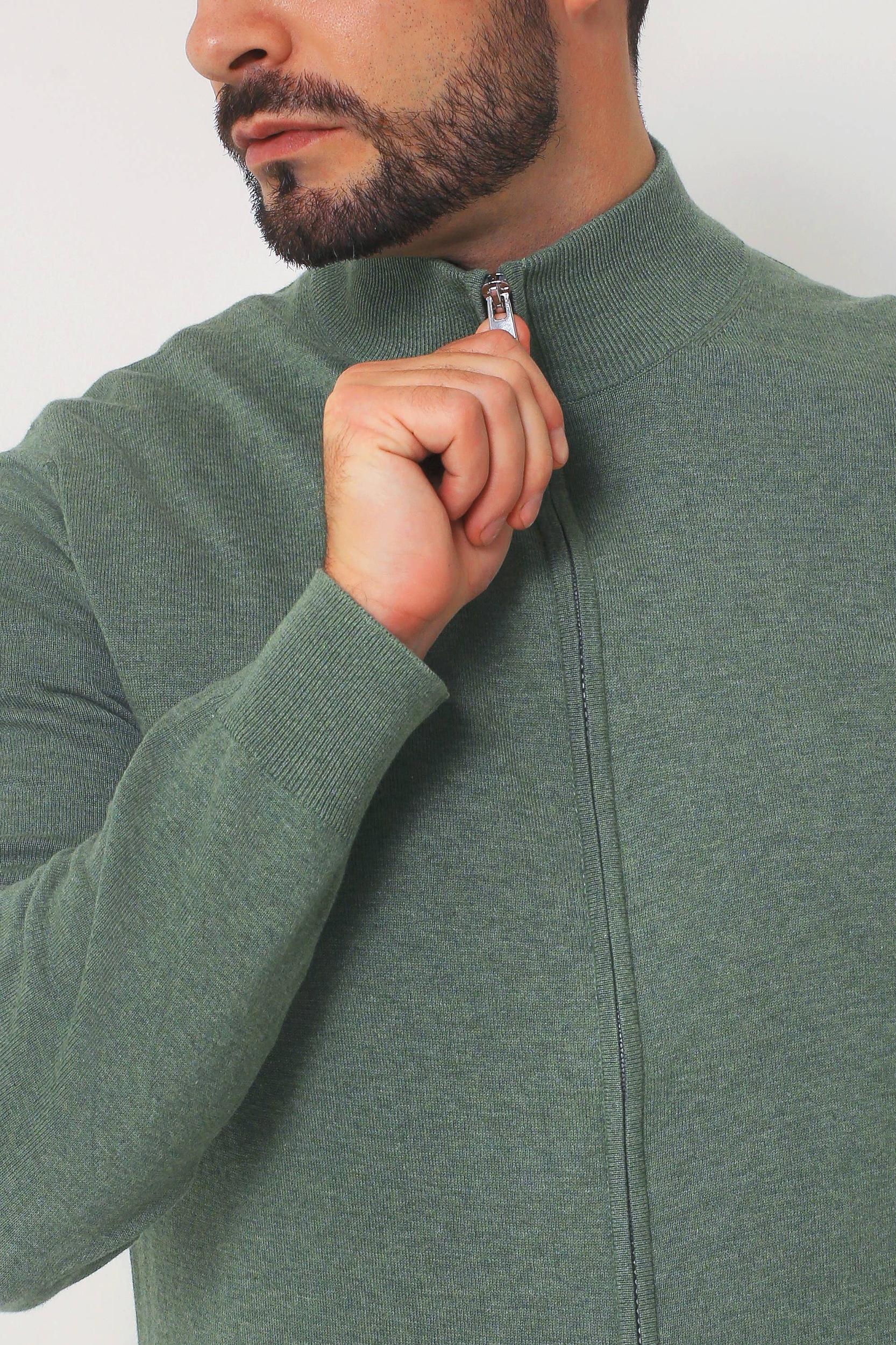 Men's Everyday Cotton Full Zip Sweater Product Image