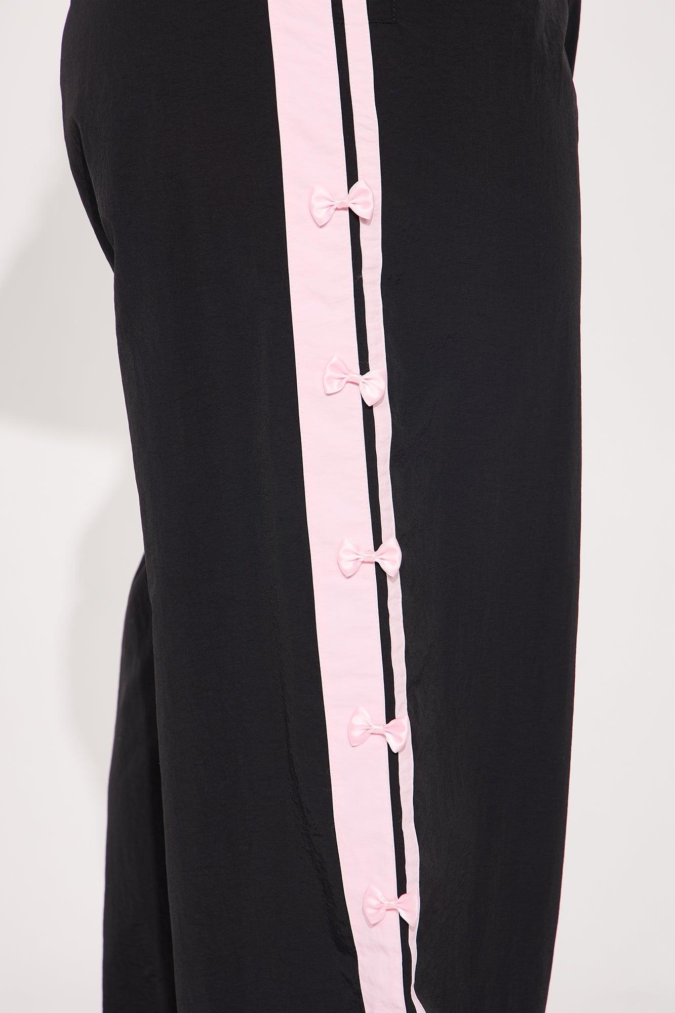 If You Behave Windbreaker Track Pant - Black Product Image