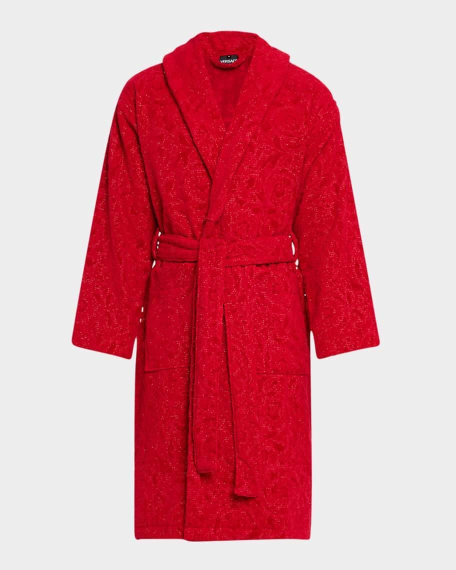 Mens Cotton Barocco Bathrobe Product Image