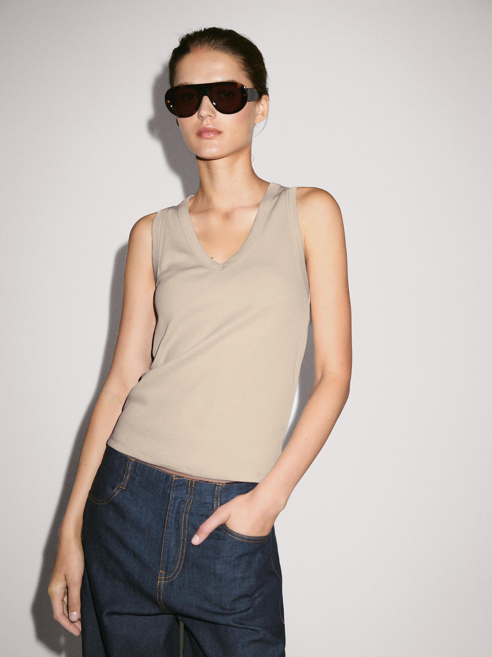 100% linen wide-leg trousers Product Image