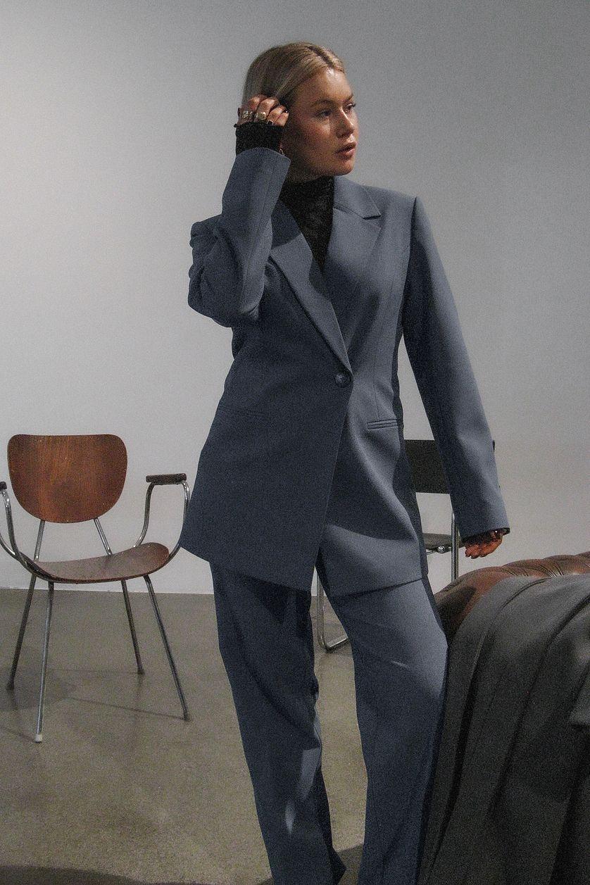 Fitted Overlap Blazer Product Image