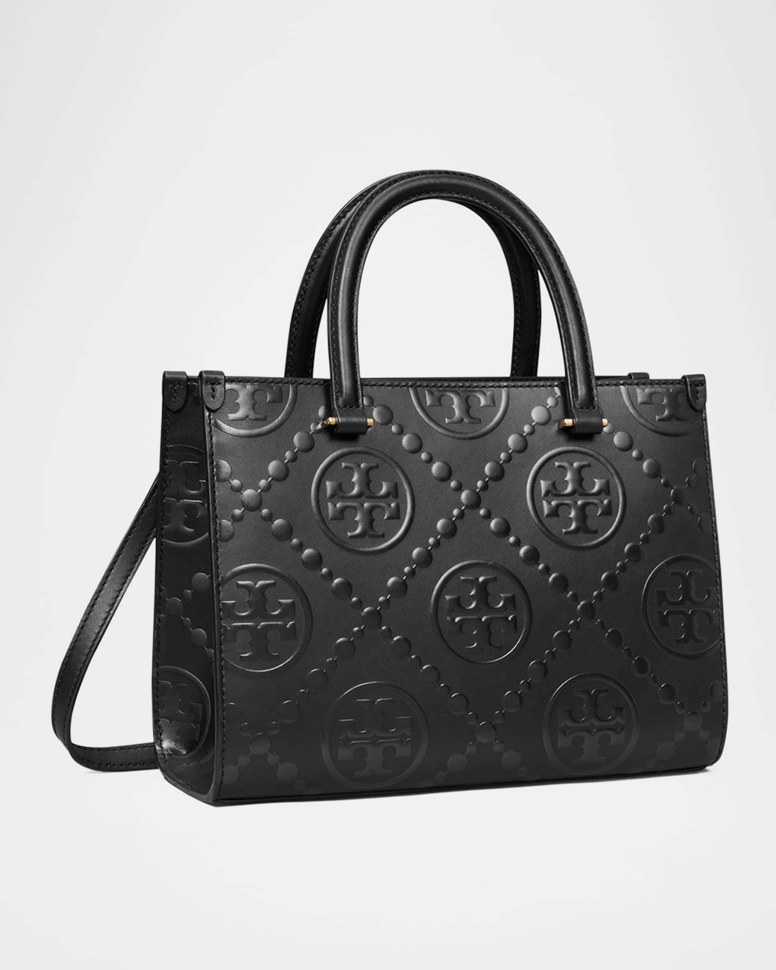 T Monogram Embossed Square Tote Bag Product Image