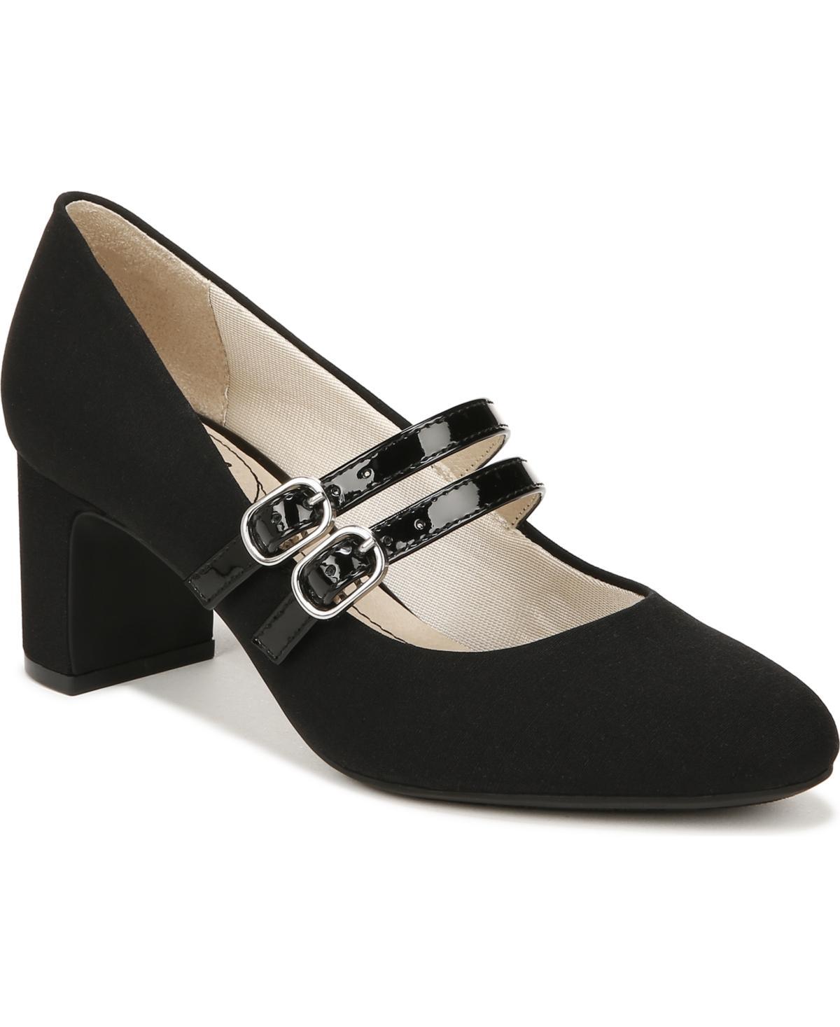 LifeStride True Women's Mary Jane Pumps, Size: 6 Wide, Black Patent Product Image