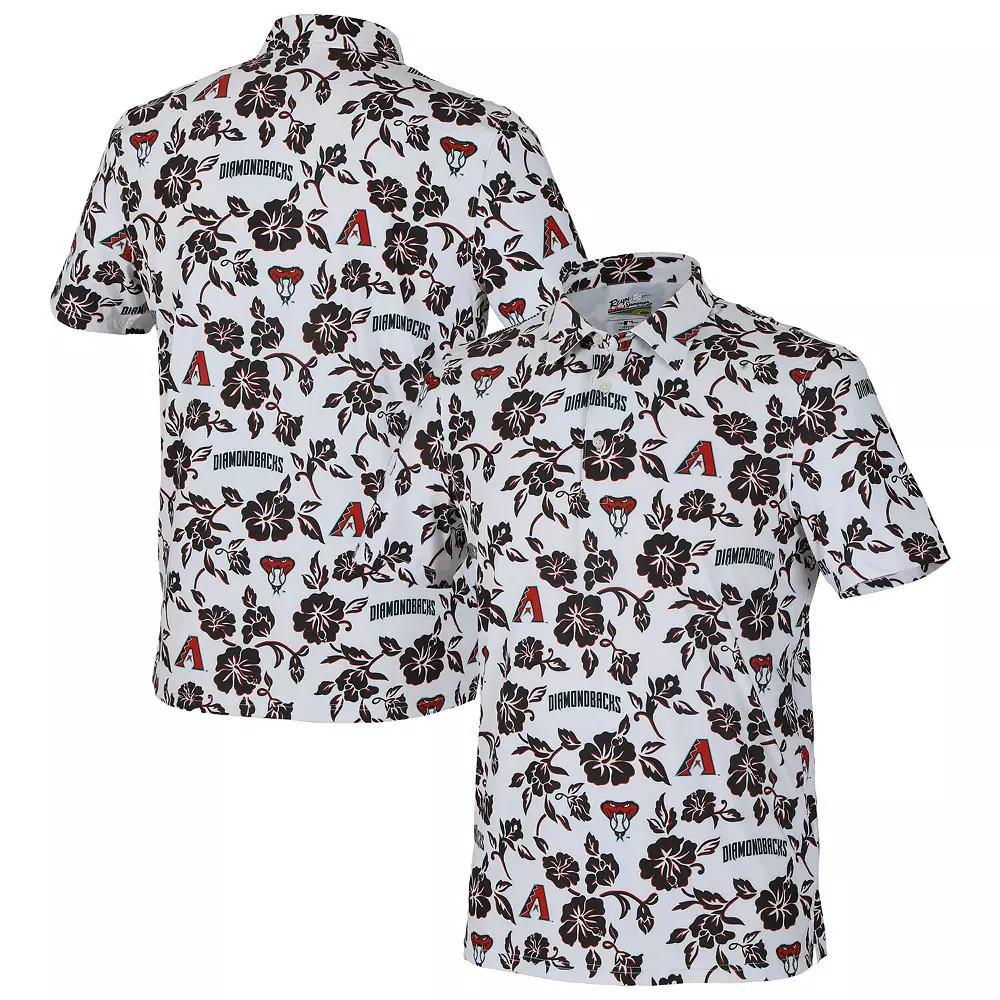 Men's Reyn Spooner White Arizona Diamondbacks Pua Performance Polo,  Product Image
