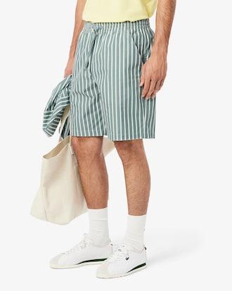 Relaxed Fit Striped Shorts Product Image