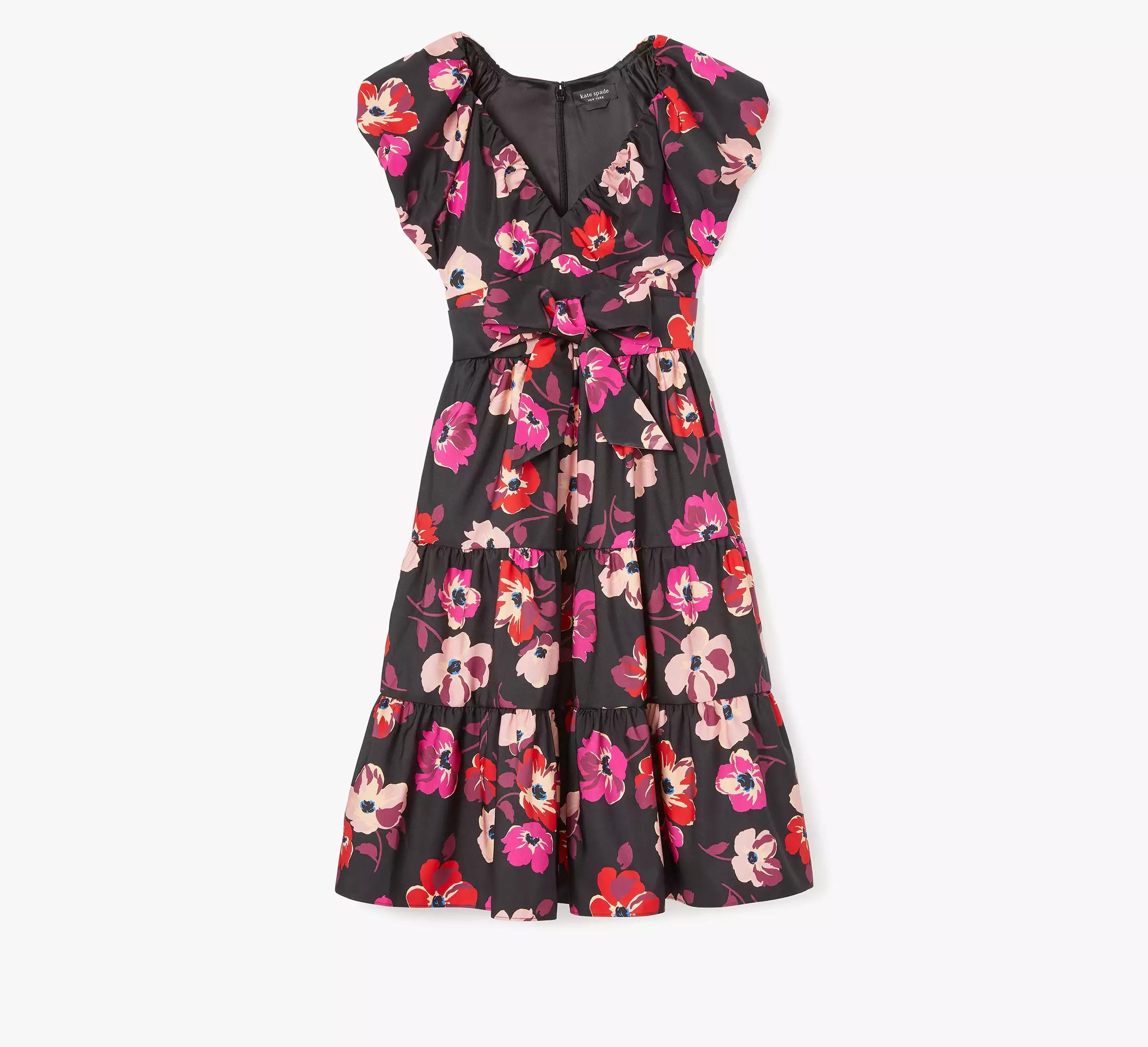 Fall Poppies Midi Dress Product Image