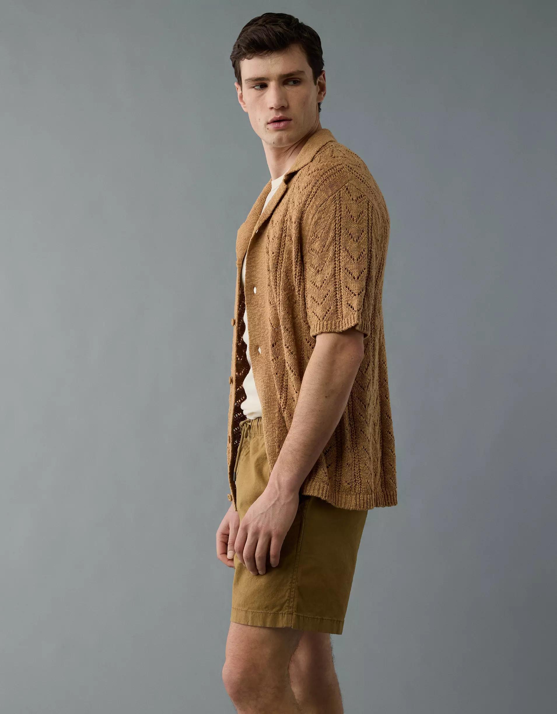 AE 7" Flex Linen-Blend Trekker Short Product Image