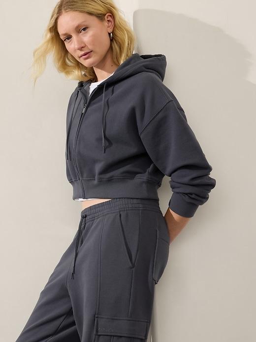 Forever Fleece Crop Full Zip Product Image