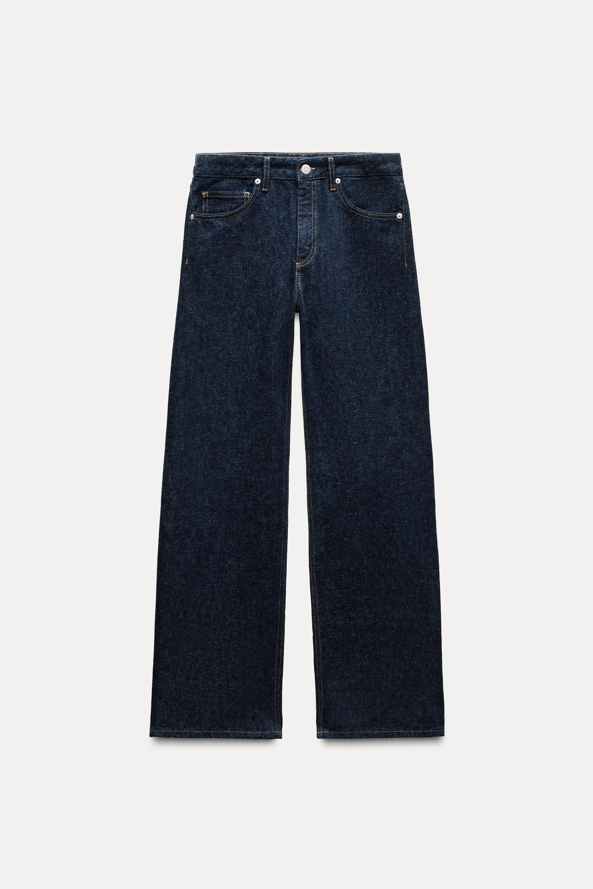 SLOUCHY TRF MID-RISE WIDE LEG JEANS Product Image