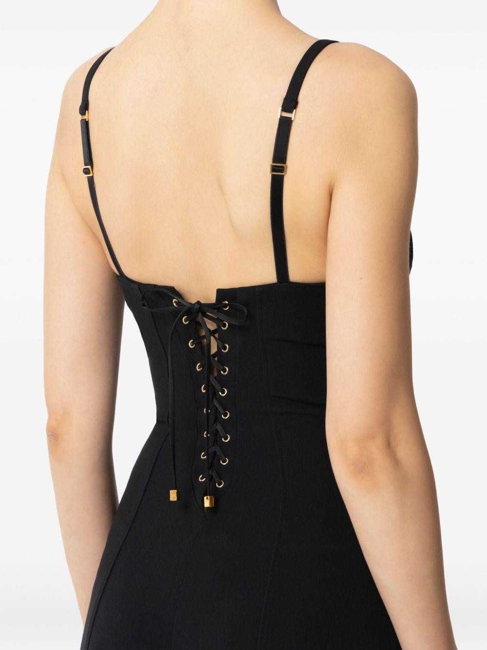 lace-up midi dress Product Image