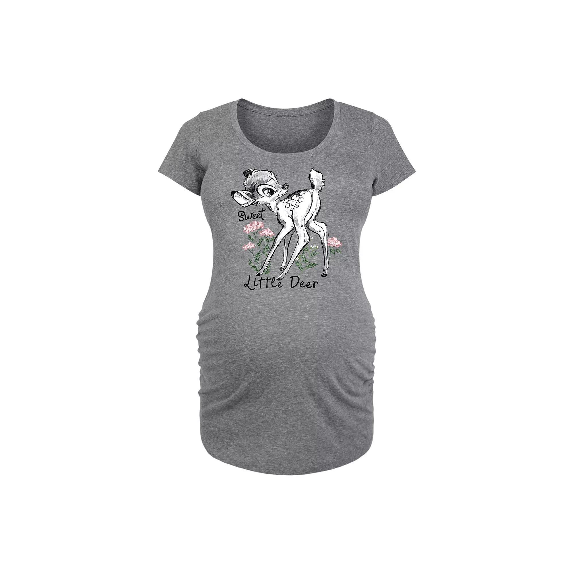 Disney's Bambi Maternity Sweet Little Deer Graphic Tee, Women's,  Product Image