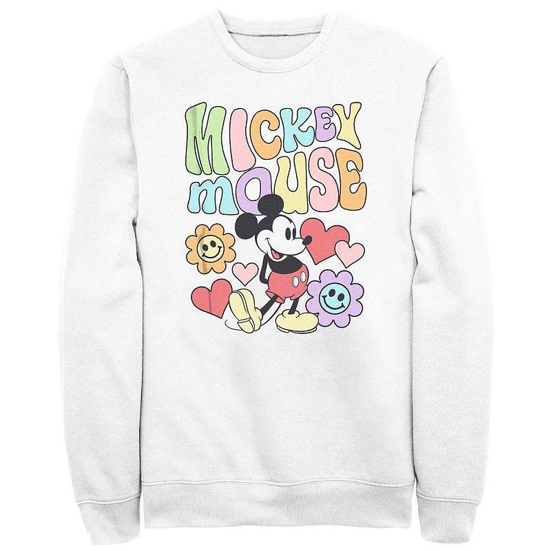 Disney's Mickey Mouse Men's Groovy Style Fleece Sweatshirt,  Product Image