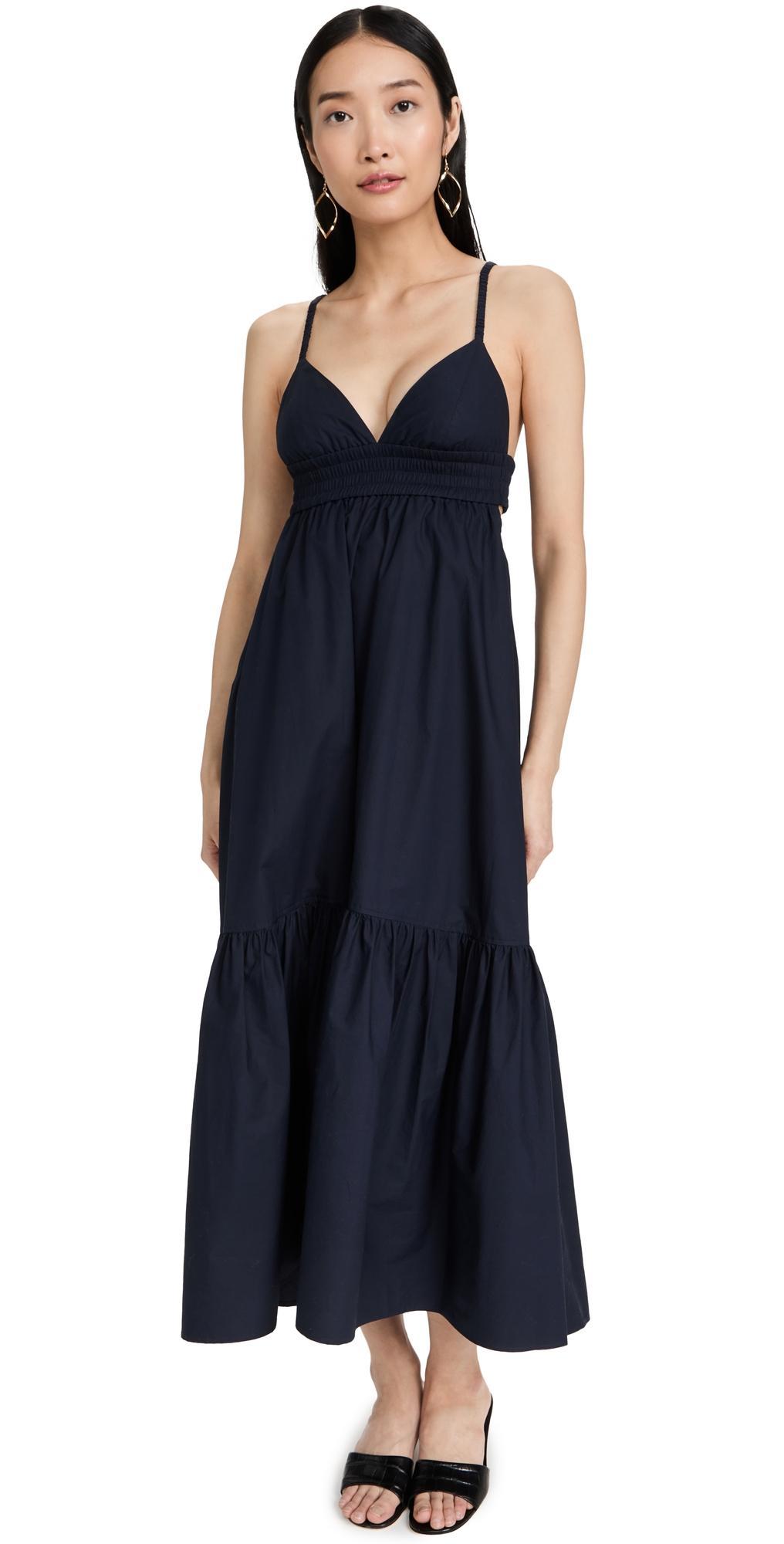 Womens Rhodes V-Neck Tiered Maxi Dress Product Image