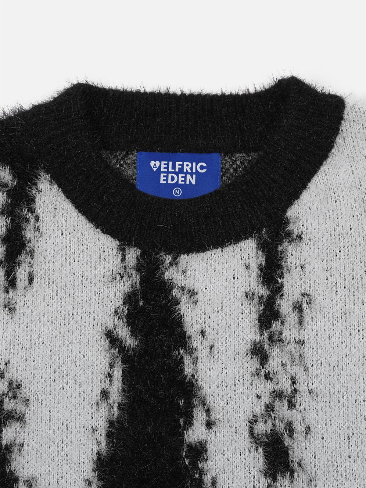 Aelfric Eden Irregular Color Blocking Sweater Product Image