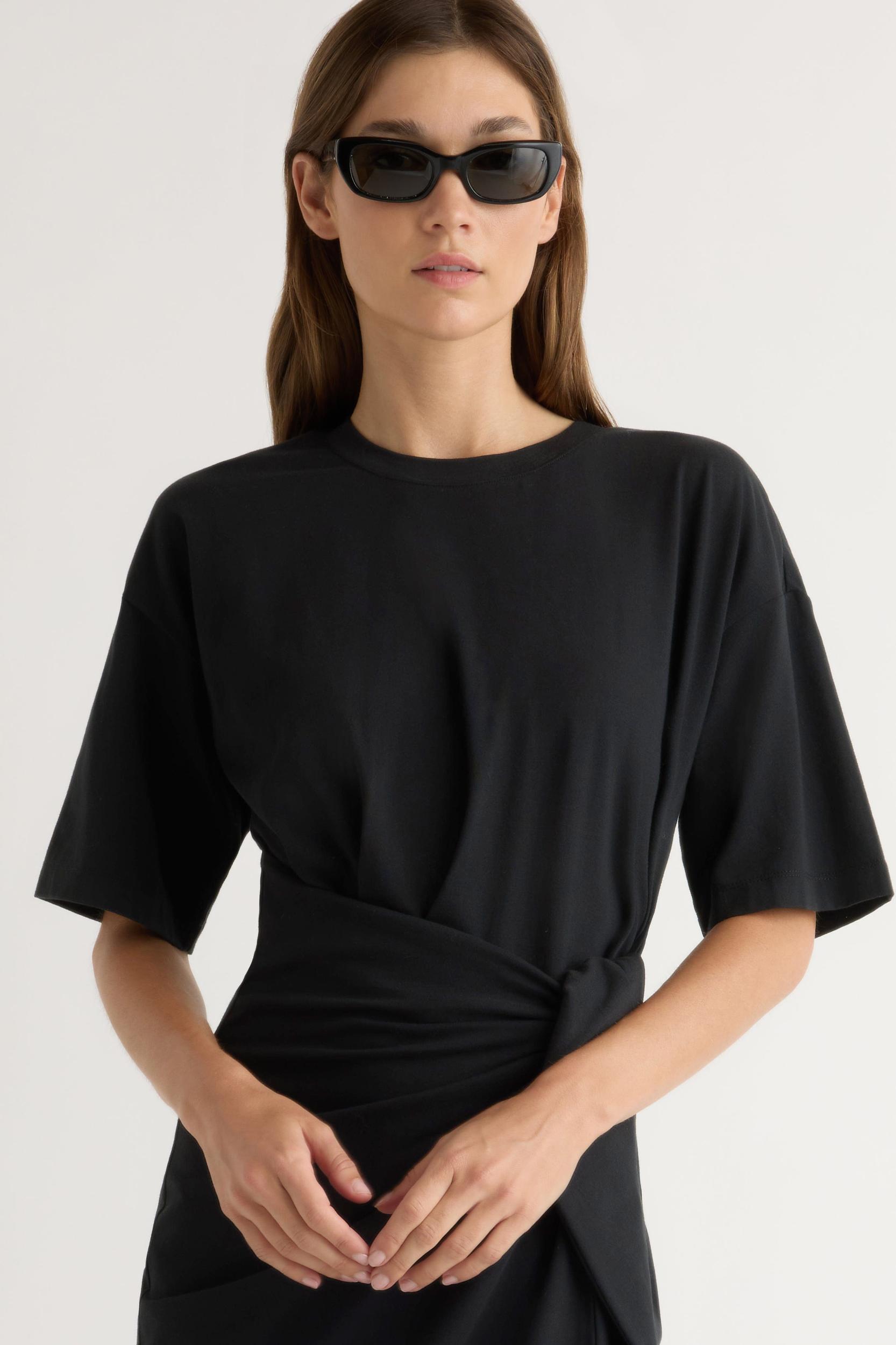 Noa Organic Cotton T-Shirt Wrap Dress Product Image