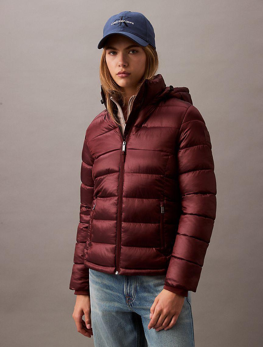 High Shine Lightweight Puffer Jacket Product Image