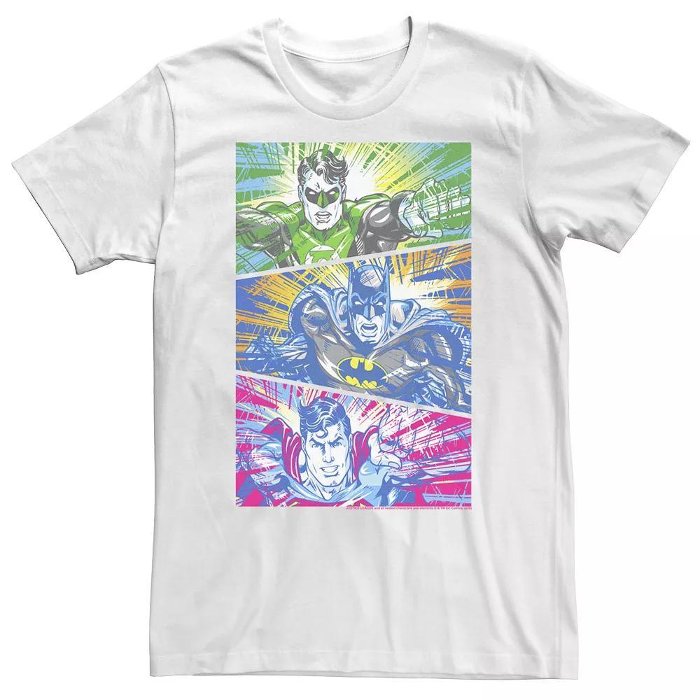 Big & Tall DC Comics Green Lantern, Batman & Superman Tee, Men's,  Product Image