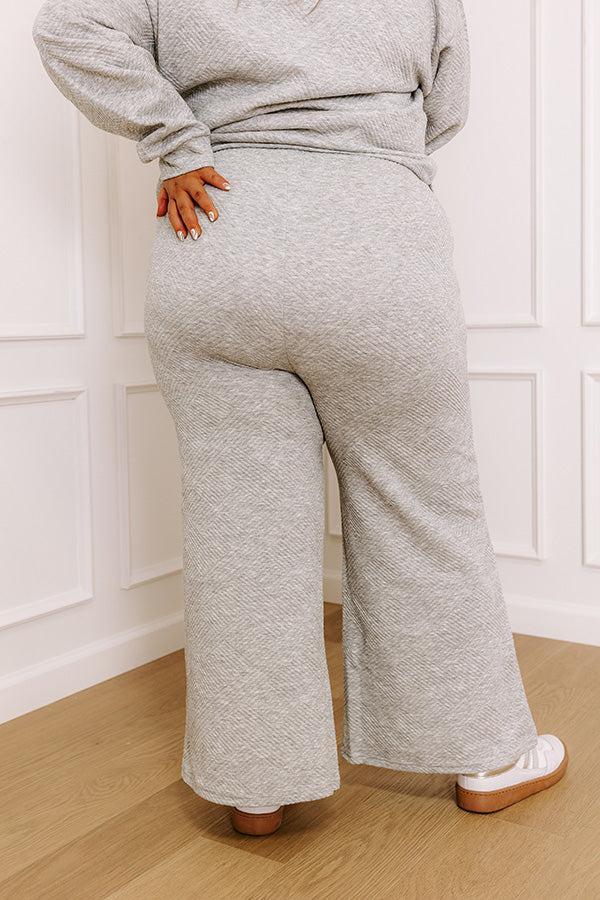Lattes First High Waist Trousers in Grey Curves Product Image