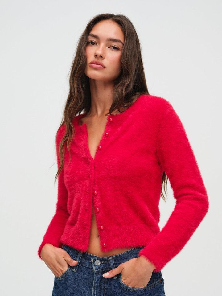 Belinda Cardigan — Red Product Image