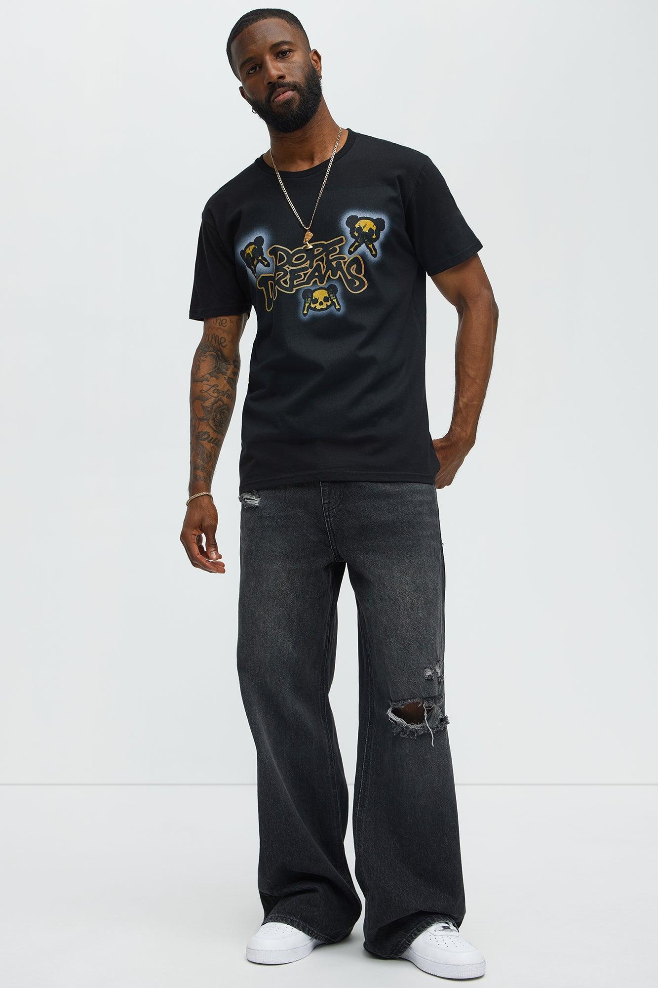 Dope Bear Short Sleeve Tee - Black Male Product Image