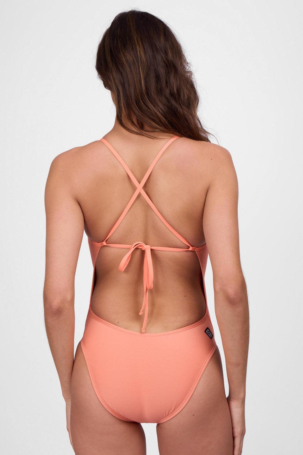 Jackson One Piece Swimsuit -Tangelo Female Product Image