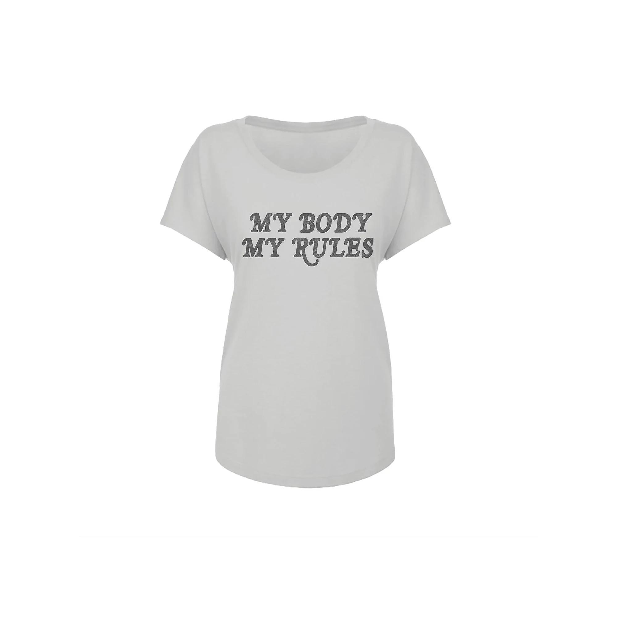Junior's Grayson Threads My Body Graphic Tee, Women's,  Product Image