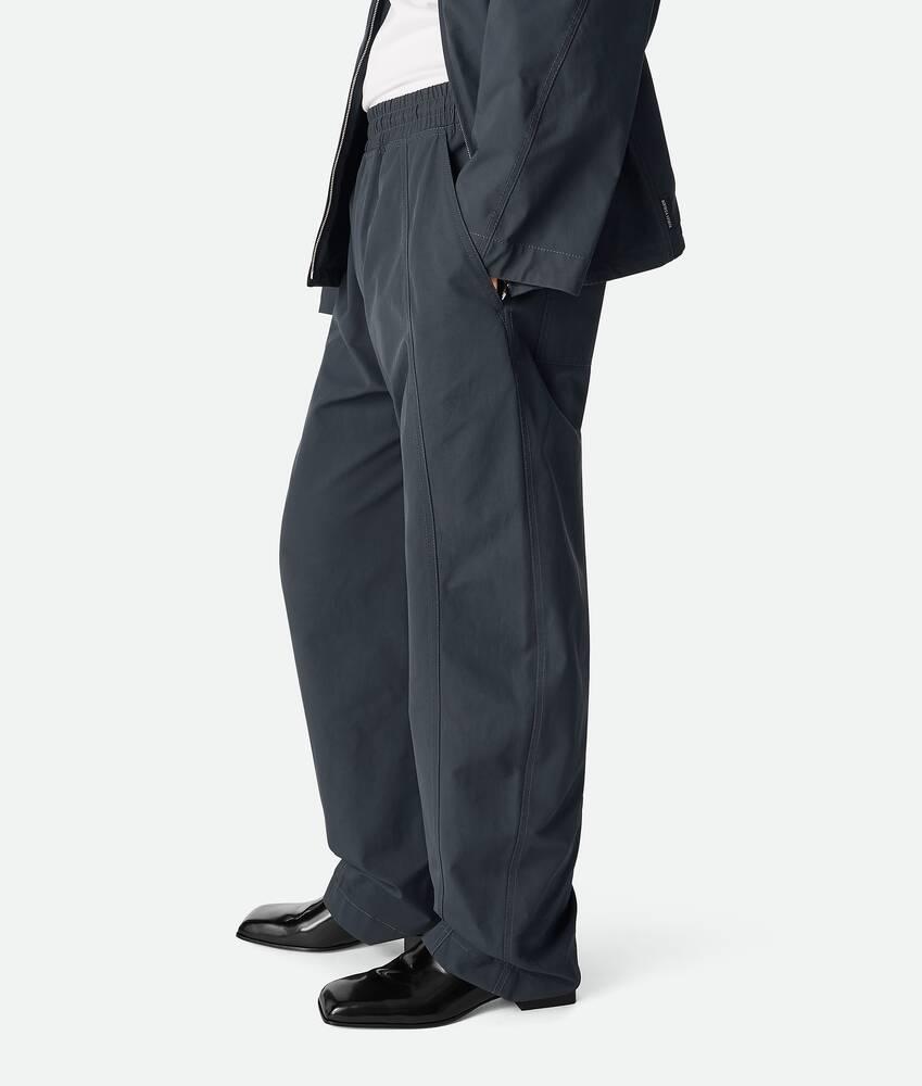 Men's Resinated Cotton Trousers in Vulcano Product Image