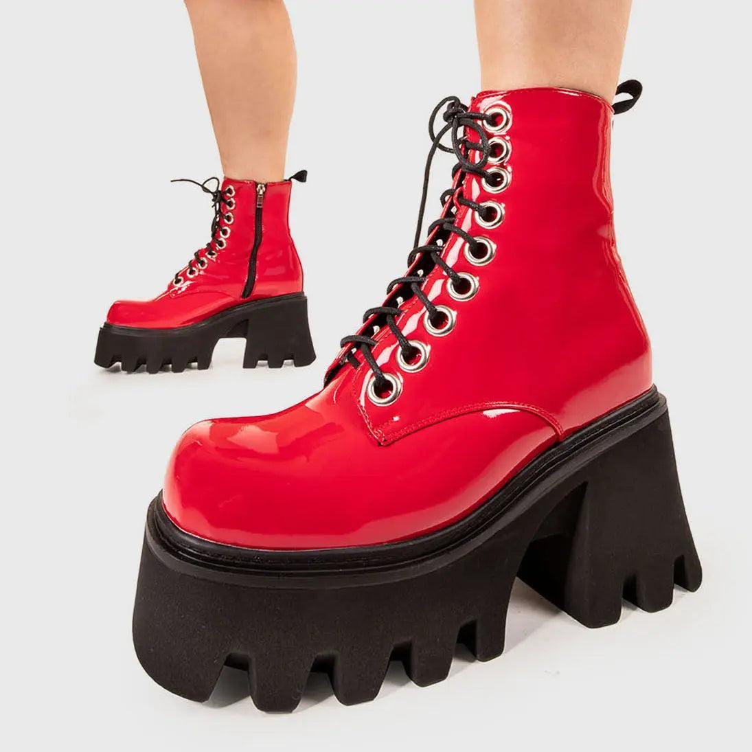 Run To You Chunky Platform Ankle Boots Product Image