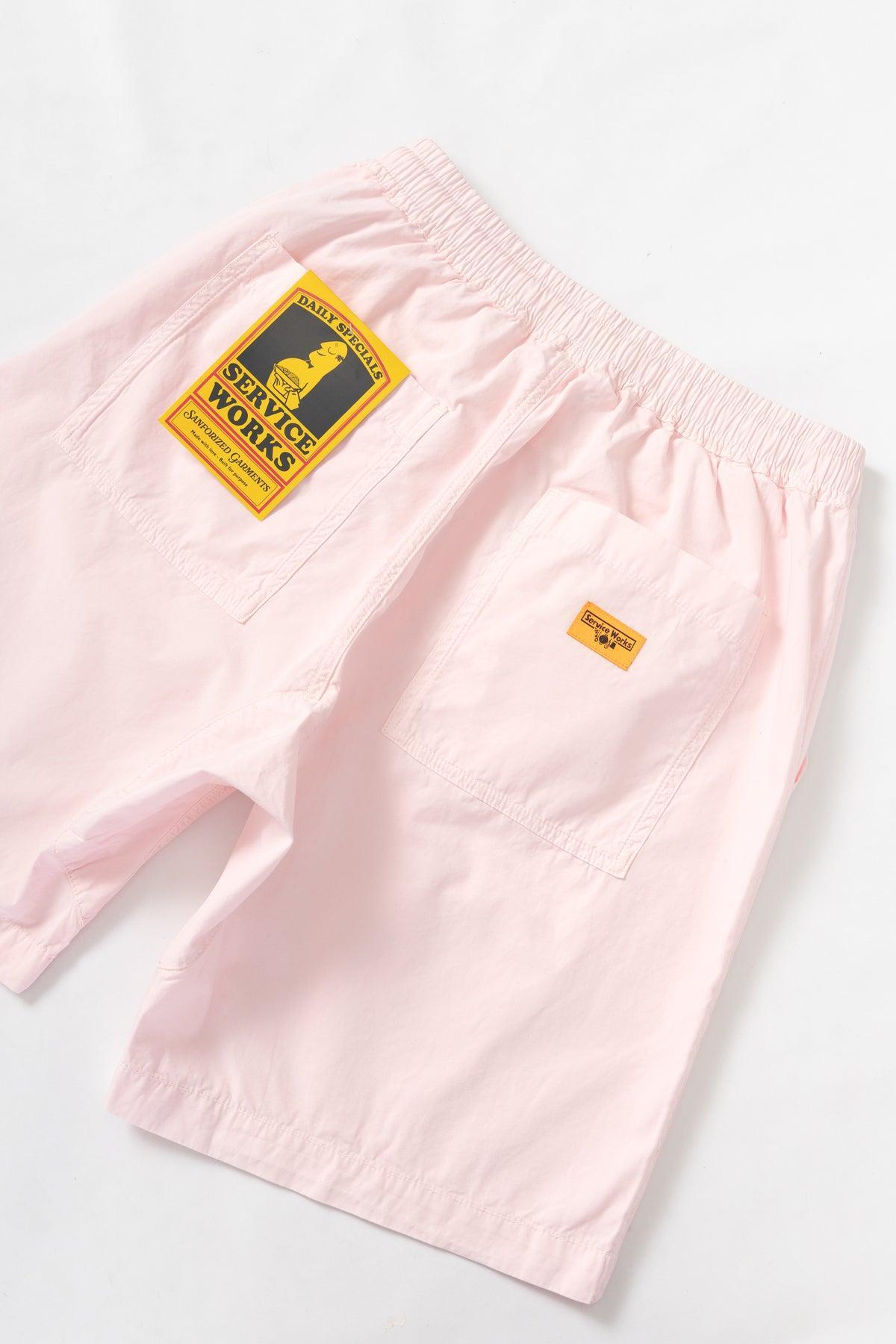Service Works - Poplin Chef Shorts - Dusty Pink Product Image