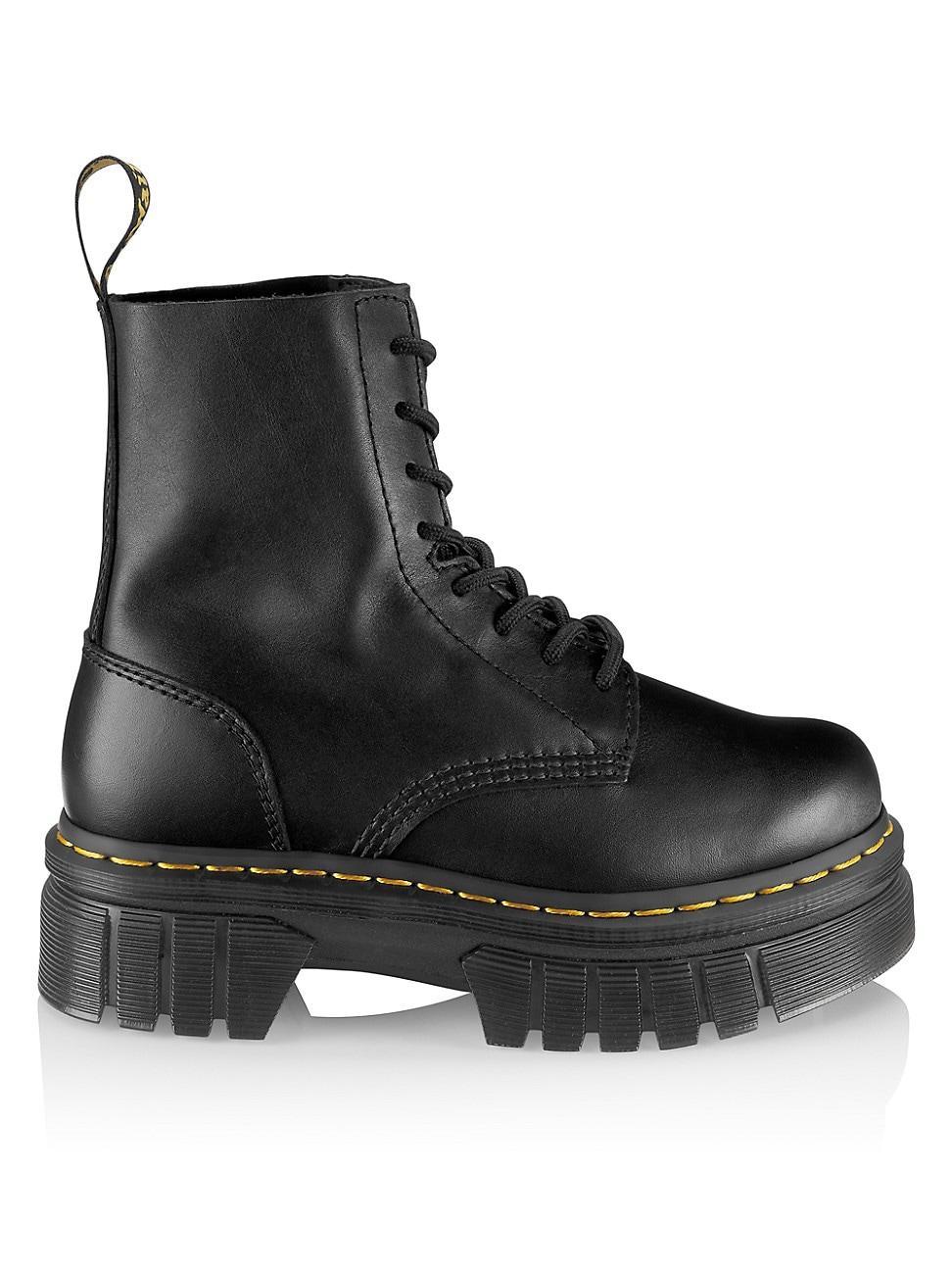 Audrick Nappa Leather Platform Ankle Boots Product Image