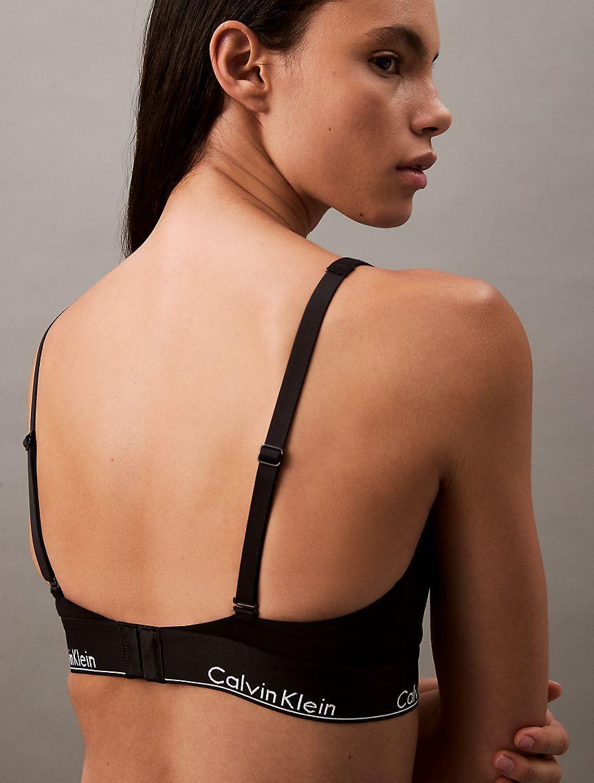 Icon Cotton Modal Lightly Lined Scoopneck Bralette Product Image