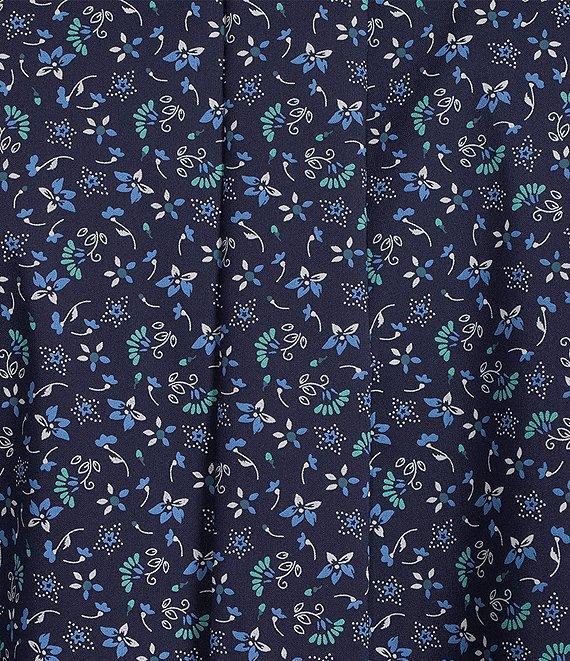 Roundtree & Yorke TravelSmart Easy Care Short Sleeve Floral Print Sport Shirt Product Image