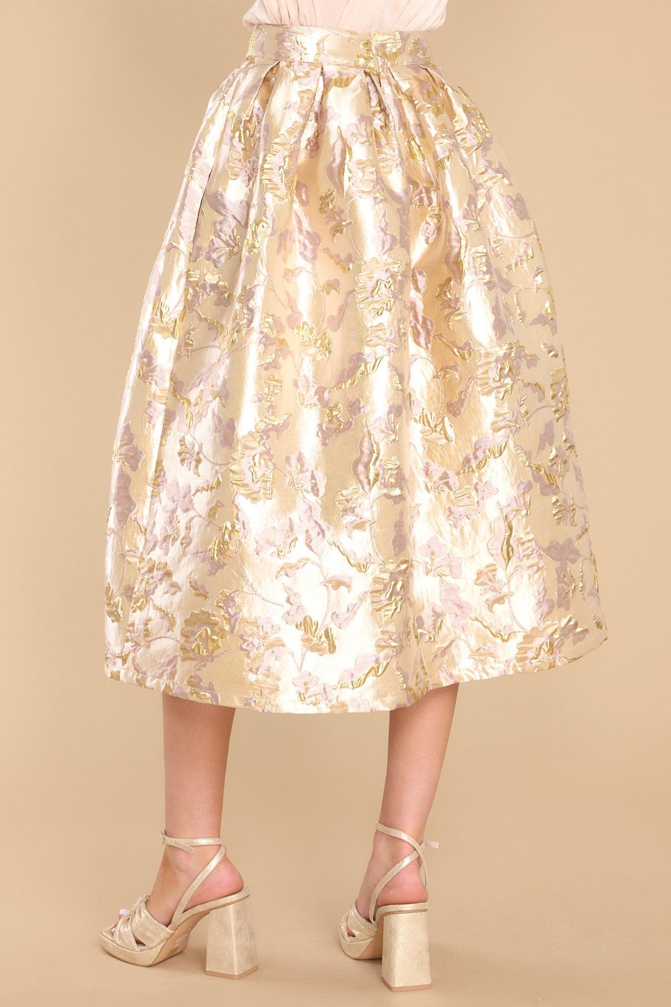 Aura Forever Grateful Gold Skirt Product Image