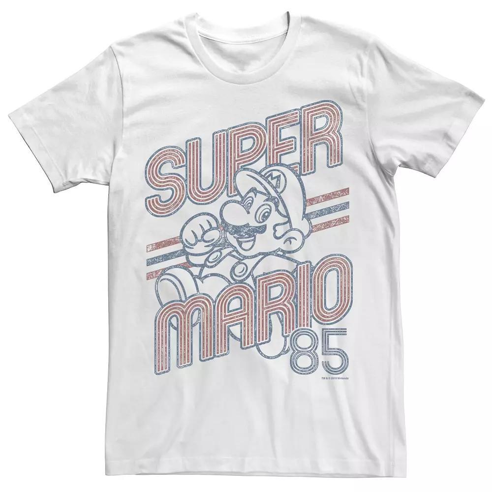 Men's Super Mario 85 Faded Vintage Portrait Tee,  Product Image